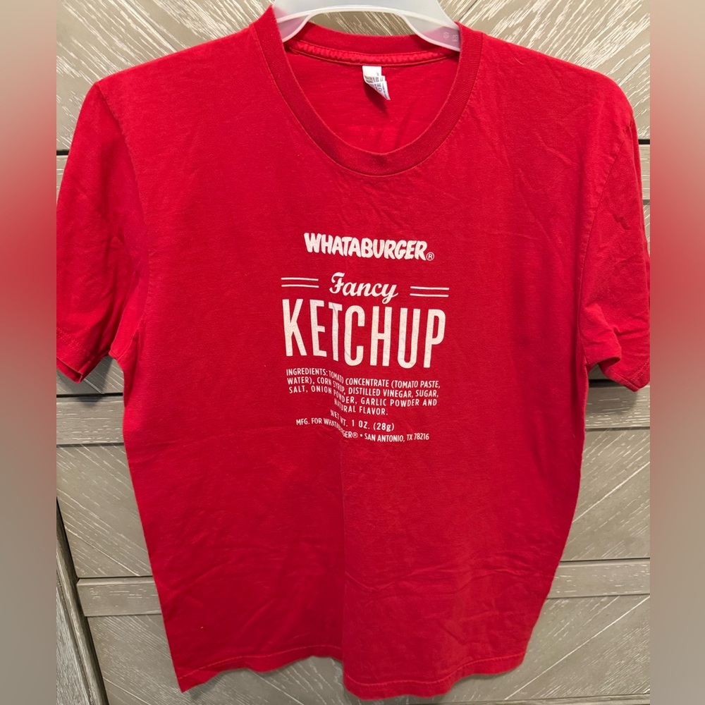 Red Whataburger Ketchup Tee